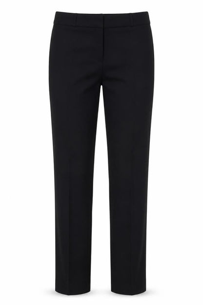 Marks & Spencer Women Black UK 12 Long Straight Dress Trousers