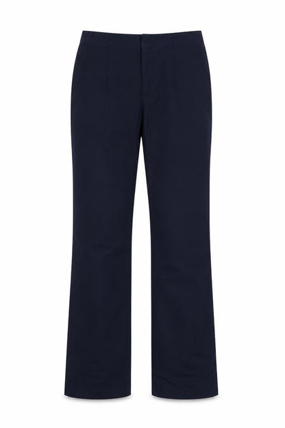 Zara Basic Women Blue S Bootcut Dress Trousers Zip Pockets