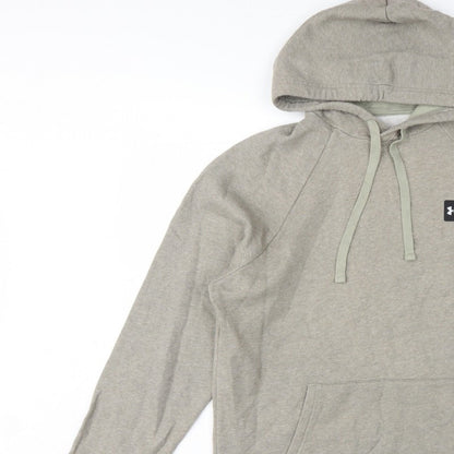 Under Armour Men’s Grey M Loose Fit Pullover Logo Hoodie