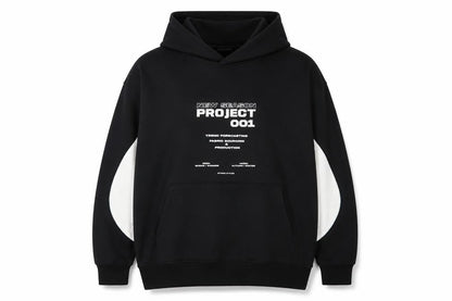 PrettyLittleThing Women’s Black UK 12 Pullover Hoodie Graphic Print