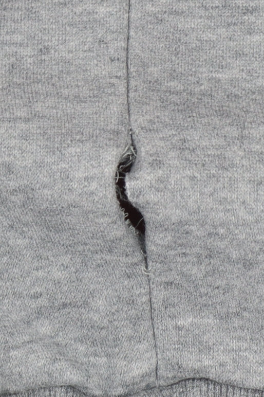 Puma Men’s Grey Large Pullover Hoodie Logo Pocket Casual