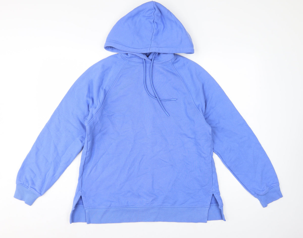 Marks and Spencer Women’s Blue UK 10 Pullover Hoodie Cotton