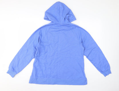 Marks and Spencer Women’s Blue UK 10 Pullover Hoodie Cotton
