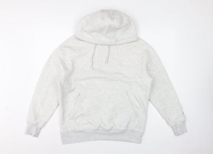 Pull&Bear Men’s Grey Size S Pullover Hooded Fleece Hoodie