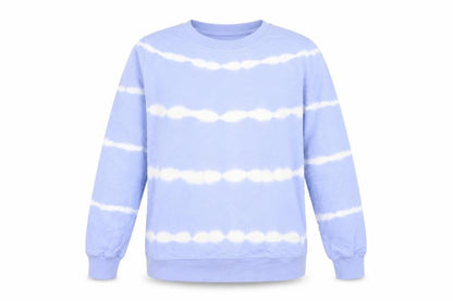 Marks and Spencer Women's Blue UK 12 Striped Pullover Sweatshirt