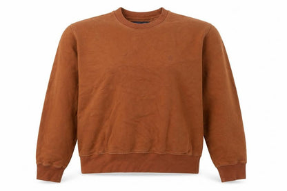 French Connection Women’s Brown S Pullover Crew Neck Logo Sweatshirt