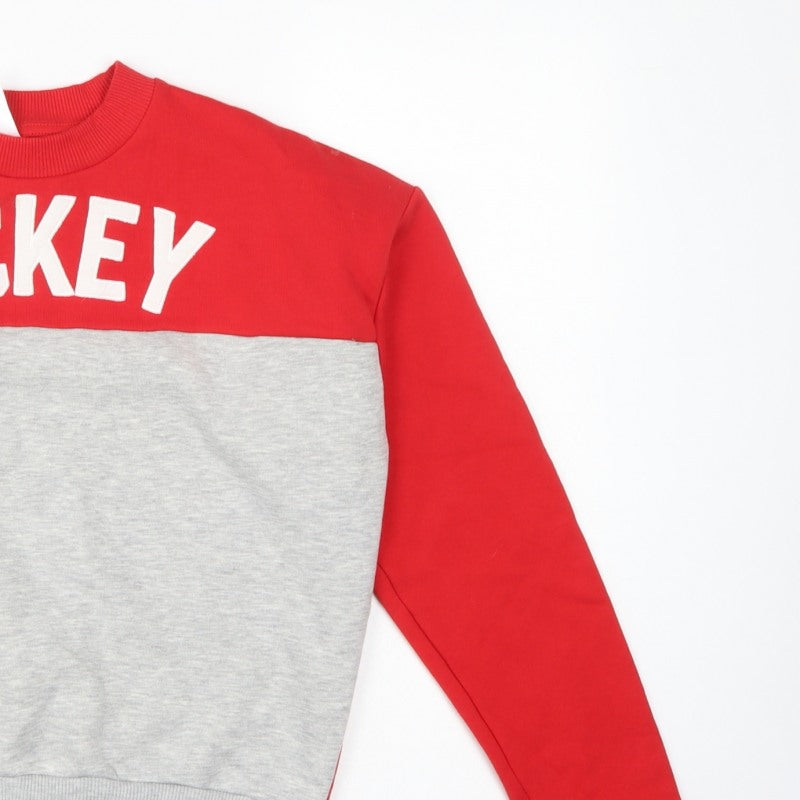 Disney Women’s Multicolour S Mickey München Graphic Pullover Sweatshirt