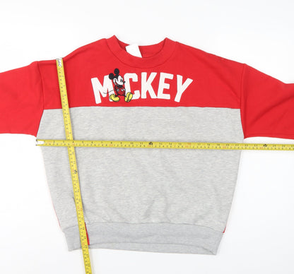 Disney Women’s Multicolour S Mickey München Graphic Pullover Sweatshirt