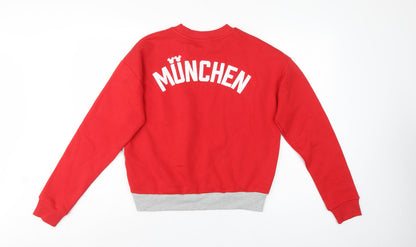 Disney Women’s Multicolour S Mickey München Graphic Pullover Sweatshirt