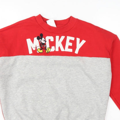Disney Women’s Multicolour S Mickey München Graphic Pullover Sweatshirt