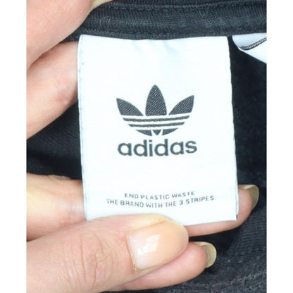 Adidas Men's Black S London Graphic Pullover Hooded Hoodie Kangaroo Pocket