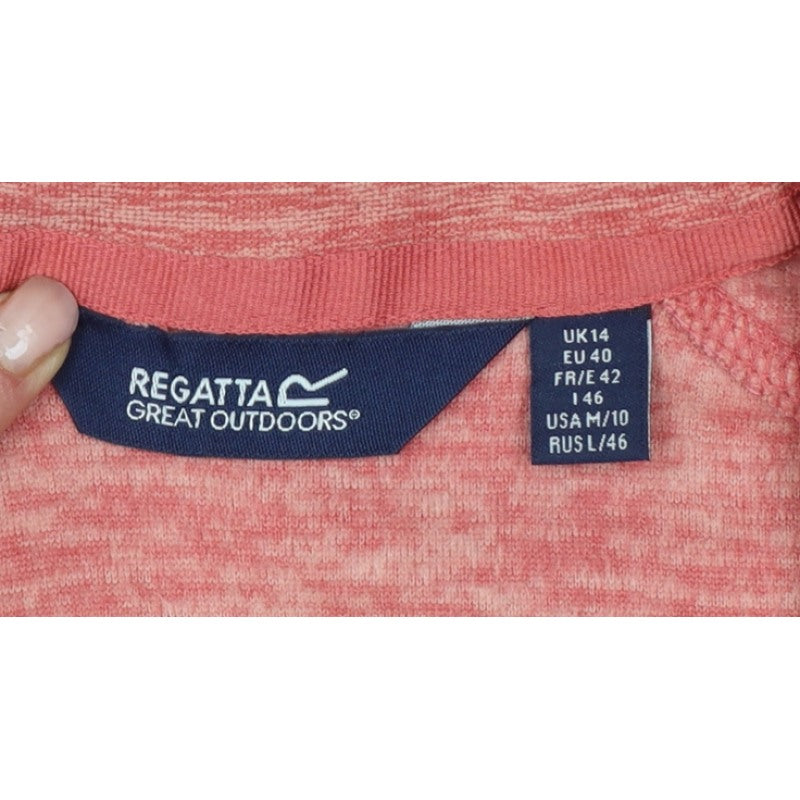Regatta Women’s Pink UK 14 Fleece Full Zip Outdoor Jacket