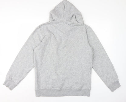 Lambretta Men’s Grey M Pullover Logo Graphic Hoodie Pockets