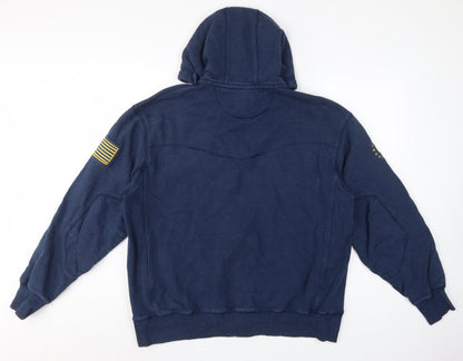 Under Armour Men’s Blue L Project Rock Full Zip Hoodie USA Flag