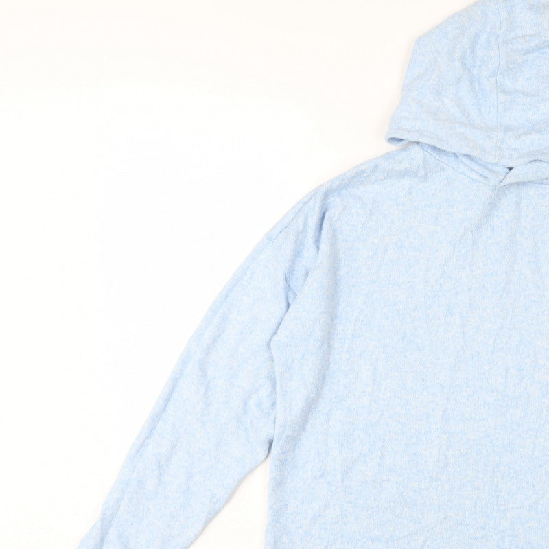 Marks & Spencer Girls Blue Hoodie 13-14 Years Pullover Long Sleeve