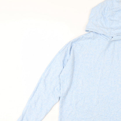 Marks & Spencer Girls Blue Hoodie 13-14 Years Pullover Long Sleeve