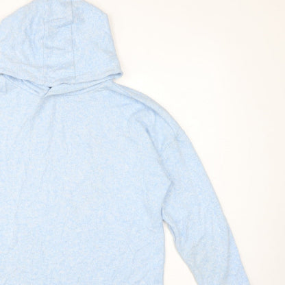 Marks & Spencer Girls Blue Hoodie 13-14 Years Pullover Long Sleeve
