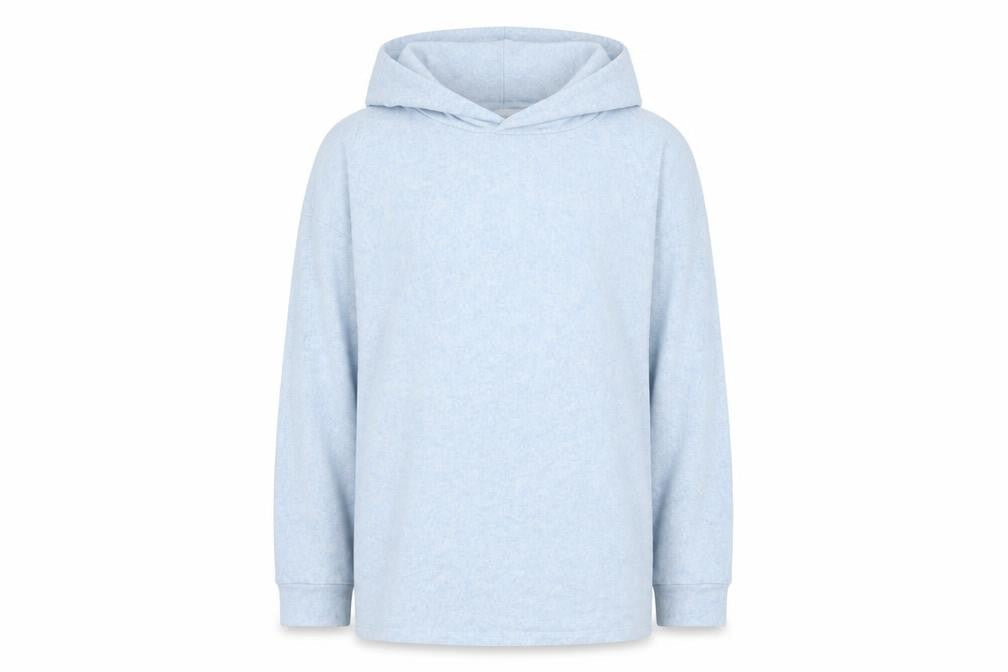 Marks & Spencer Girls Blue Hoodie 13-14 Years Pullover Long Sleeve