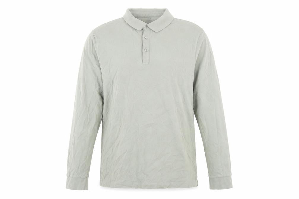 Marks and Spencer Men Green 3XL Regular Fit Long Sleeve Polo Shirt