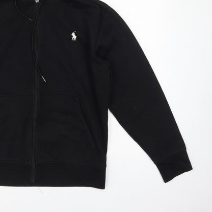 Polo Ralph Lauren Men’s Black Small Full Zip Hoodie Embroidered Logo