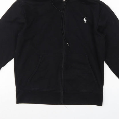 Polo Ralph Lauren Men’s Black Small Full Zip Hoodie Embroidered Logo