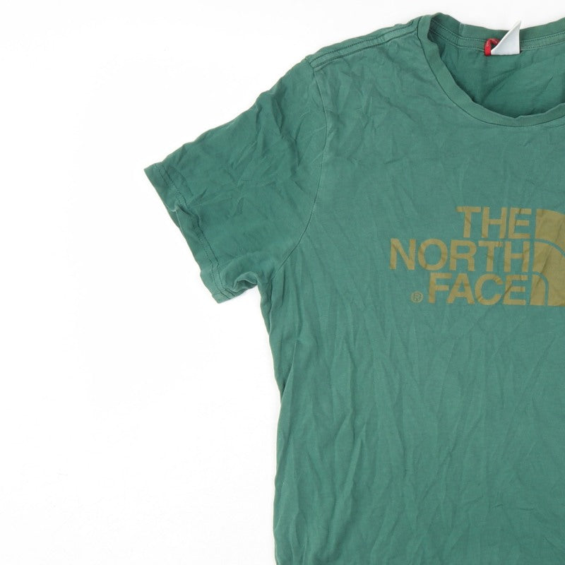 The North Face Men's Green M Logo Graphic Cotton Crew Neck T-Shirt