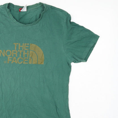 The North Face Men's Green M Logo Graphic Cotton Crew Neck T-Shirt