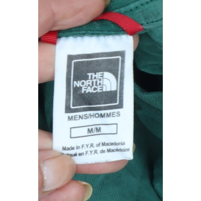 The North Face Men's Green M Logo Graphic Cotton Crew Neck T-Shirt