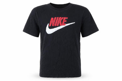 Nike Men’s Black M Logo Graphic Print Crew Neck Short Sleeve T-Shirt