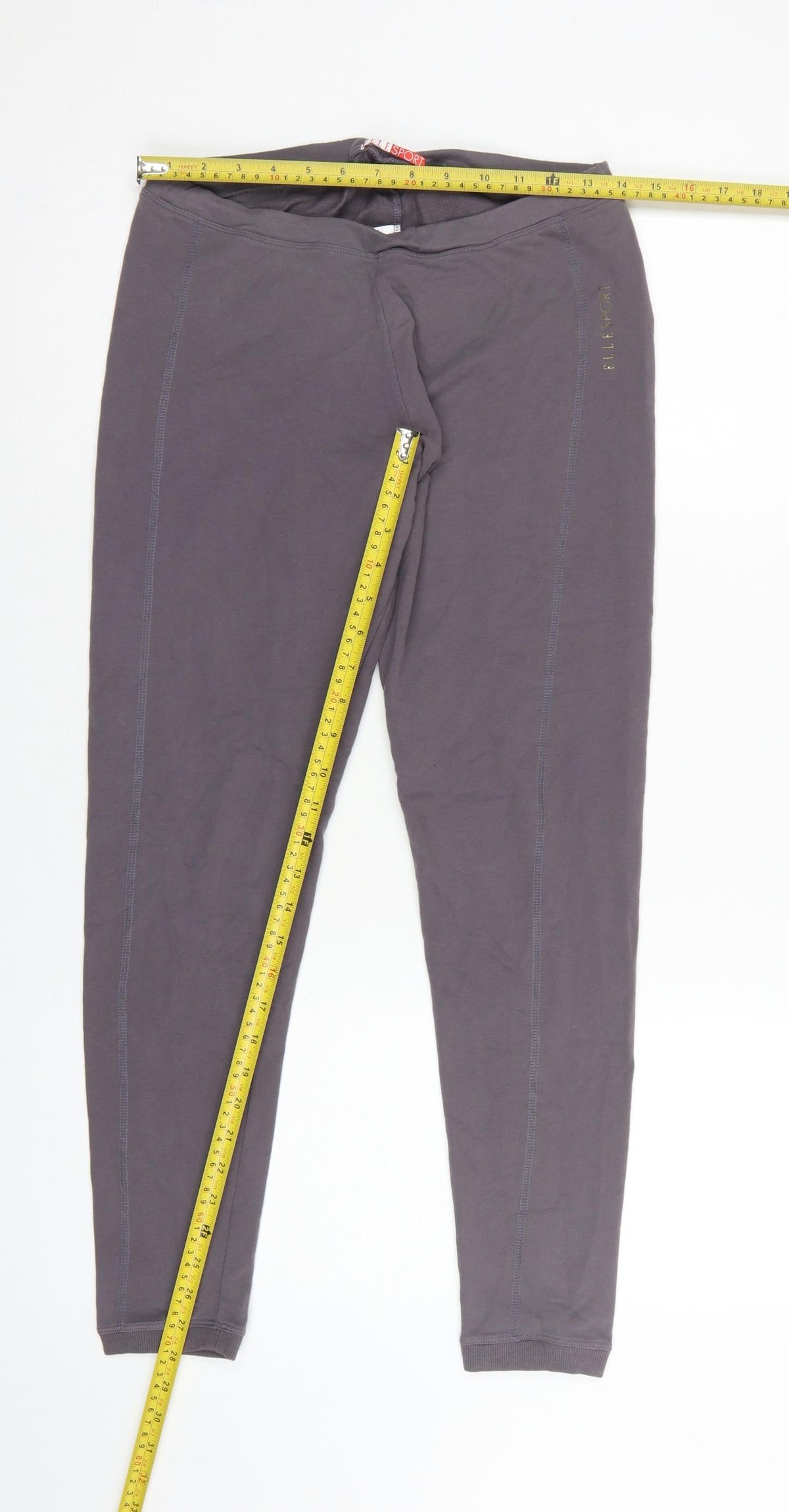 Elle Sport Women’s Grey UK 12 Jogger Activewear Trousers Stretch
