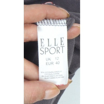 Elle Sport Women’s Grey UK 12 Jogger Activewear Trousers Stretch