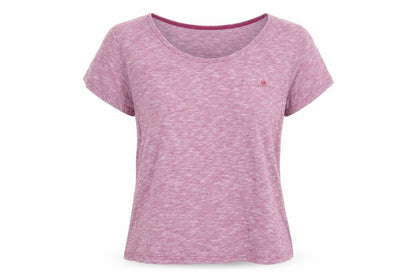 Mountain Warehouse Women Pink UK 14 V-Neck Raglan Pocket T-Shirt