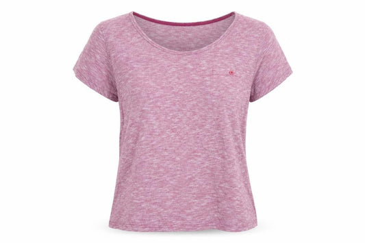 Mountain Warehouse Women Pink UK 14 V-Neck Raglan Pocket T-Shirt