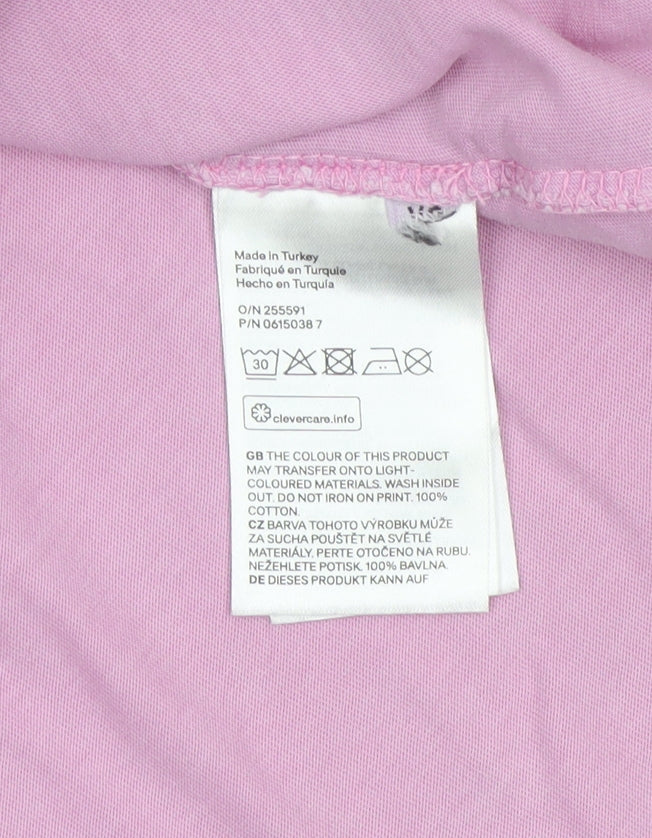 H&M Men's Pink XS Madonna True Blue 80s Graphic Print T-Shirt