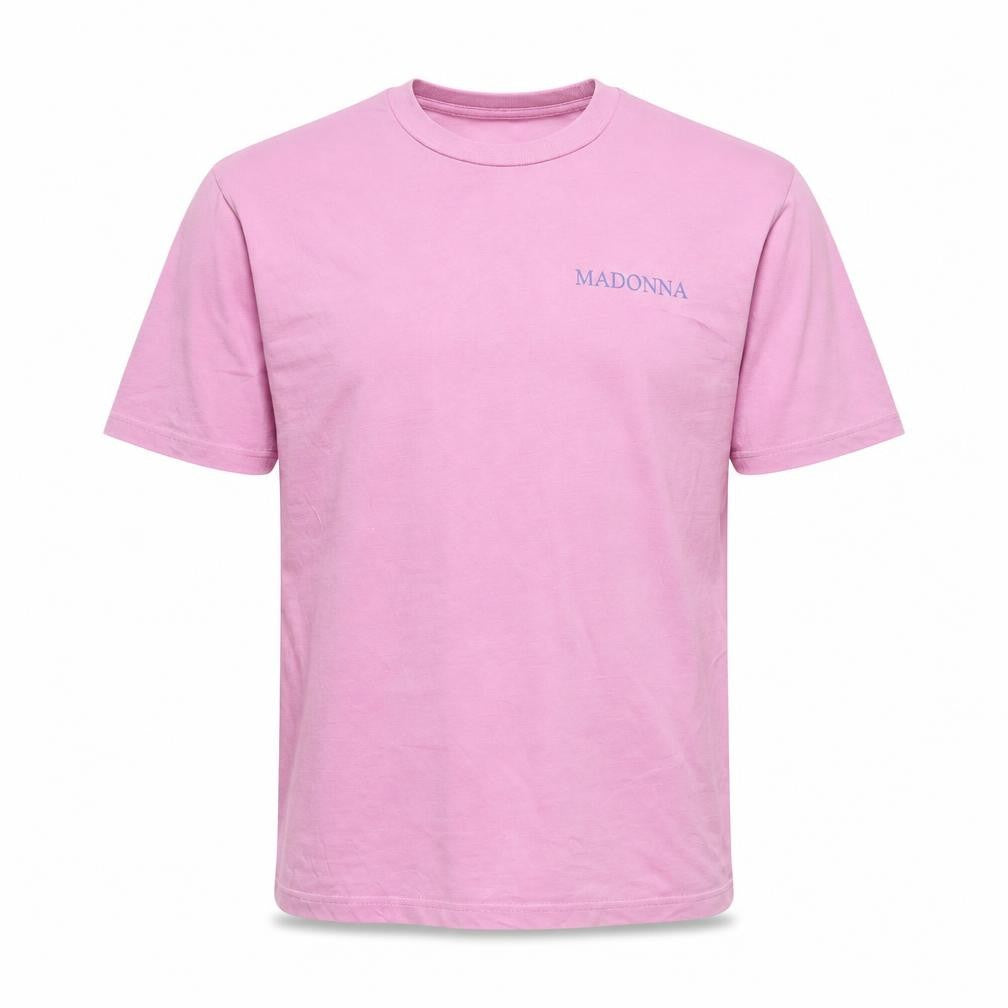 H&M Men's Pink XS Madonna True Blue 80s Graphic Print T-Shirt