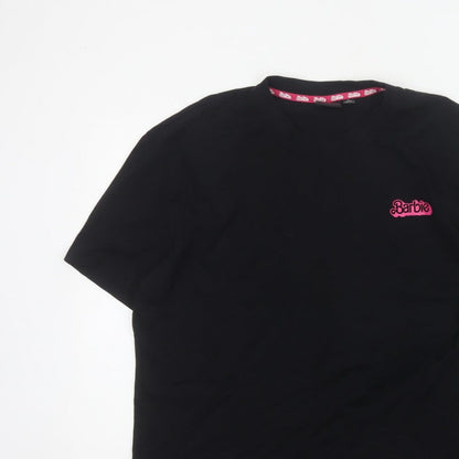 Barbie The Movie Unisex Adults Black XL Graphic Logo T-Shirt 2023