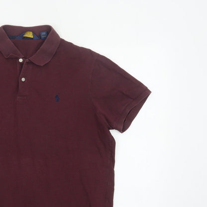 Polo Golf Ralph Lauren Men's Red XL Cotton Stretch Short Sleeve Polo
