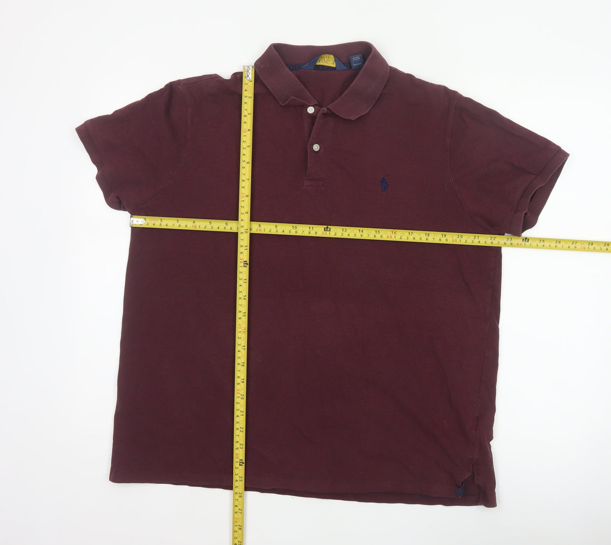 Polo Golf Ralph Lauren Men's Red XL Cotton Stretch Short Sleeve Polo