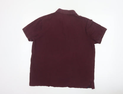 Polo Golf Ralph Lauren Men's Red XL Cotton Stretch Short Sleeve Polo