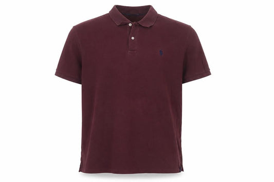 Front view of Polo Golf Ralph Lauren Men's Red XL Cotton Stretch Short Sleeve Polo