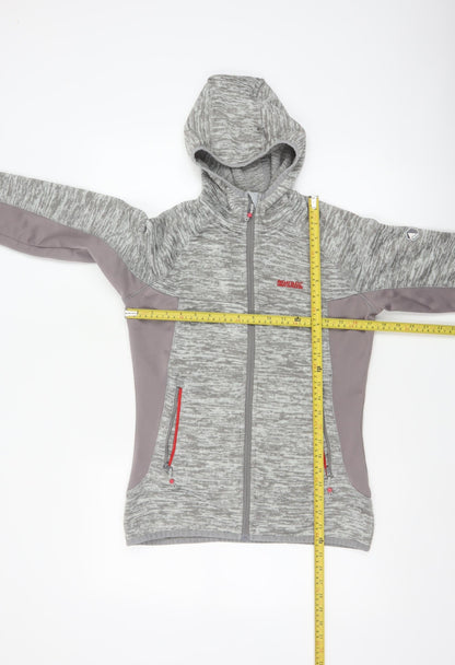 Regatta Women’s Grey UK 10 Full Zip Hooded Fleece Hoodie Outdoor