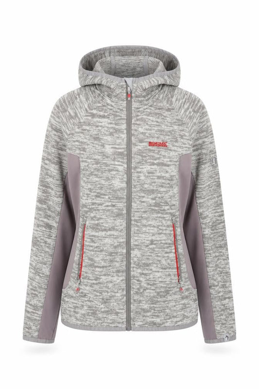 Regatta Women’s Grey UK 10 Full Zip Hooded Fleece Hoodie Outdoor
