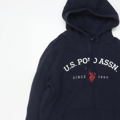 U.S. Polo Assn. Men’s Navy Blue M Pullover Logo Hoodie