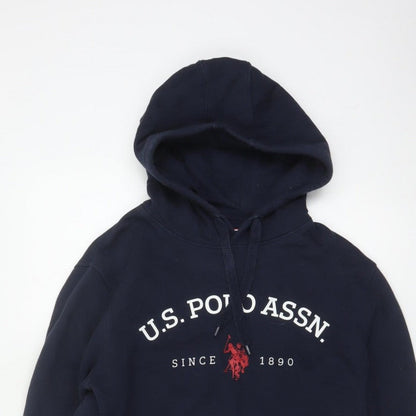U.S. Polo Assn. Men’s Navy Blue M Pullover Logo Hoodie
