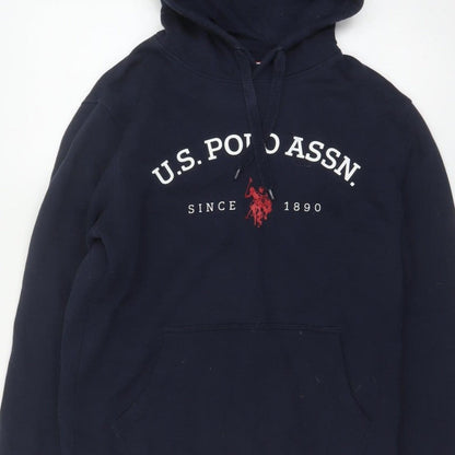 U.S. Polo Assn. Men’s Navy Blue M Pullover Logo Hoodie