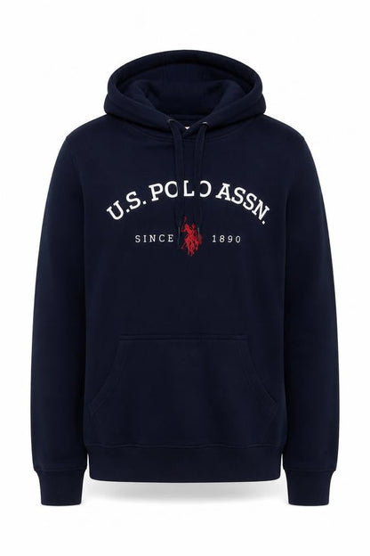 U.S. Polo Assn. Men’s Navy Blue M Pullover Logo Hoodie