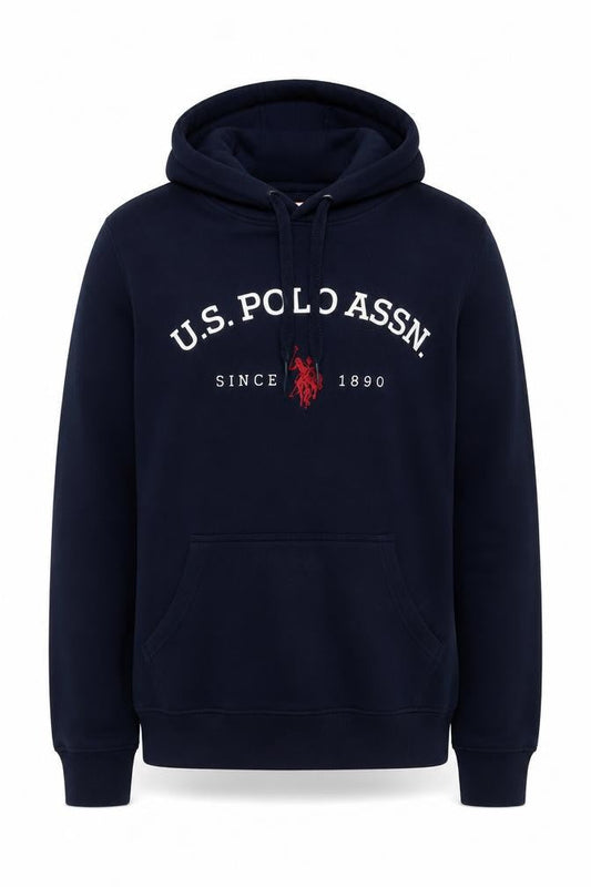 U.S. Polo Assn. Men’s Navy Blue M Pullover Logo Hoodie