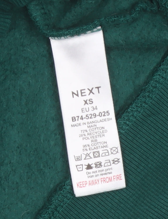 Wicked Women’s Green XS Pullover Sweatshirt 02 Graphic Crew Neck