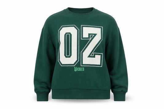 Wicked Women’s Green XS Pullover Sweatshirt 02 Graphic Crew Neck