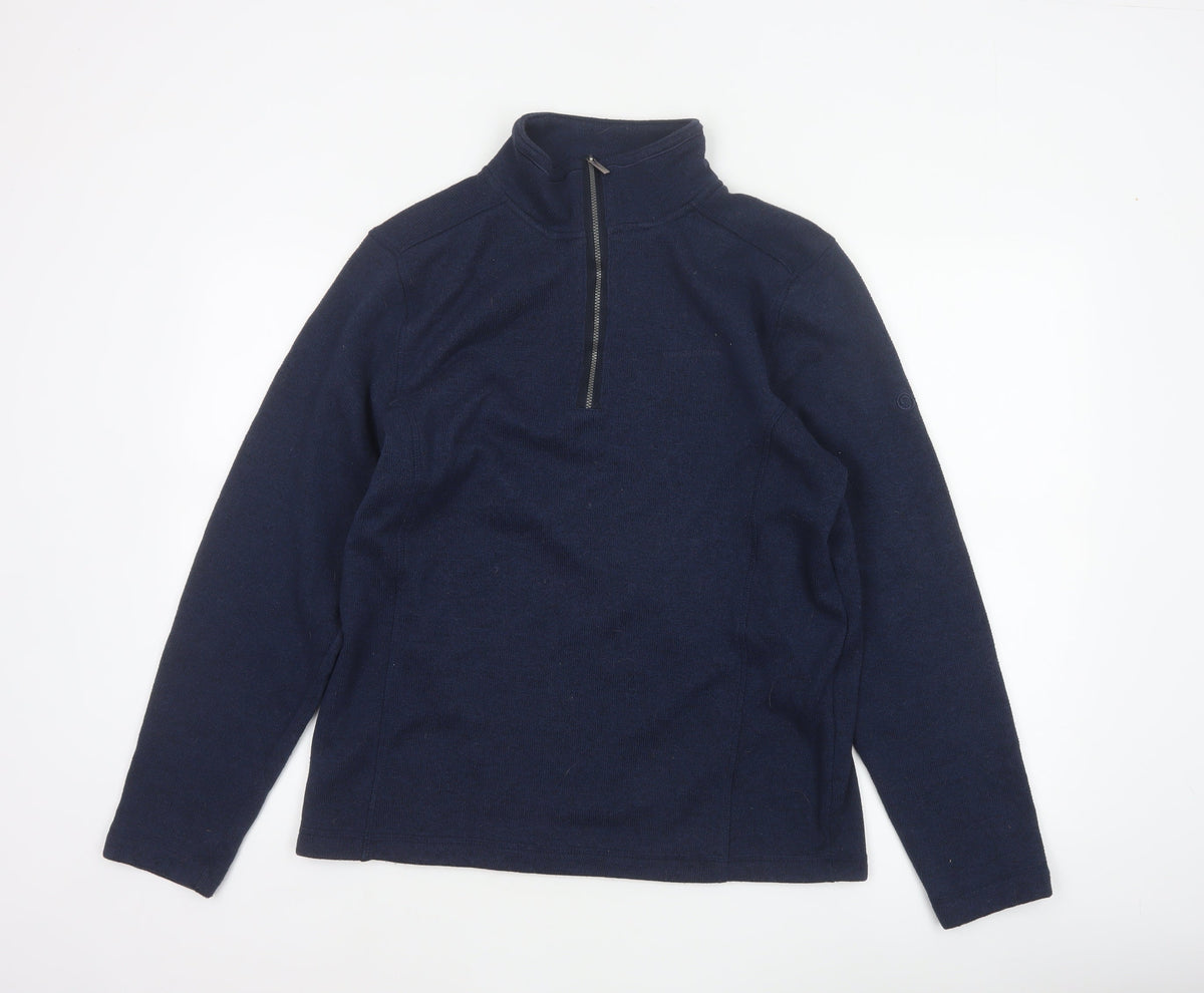 Craghoppers Men’s Blue M Quarter Zip Fleece Sweatshirt Outdoor